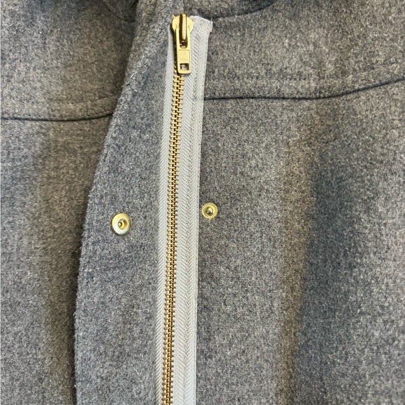 J.Crew Jacket With Faux Fur Hood Size 6 - Picture 3 of 11